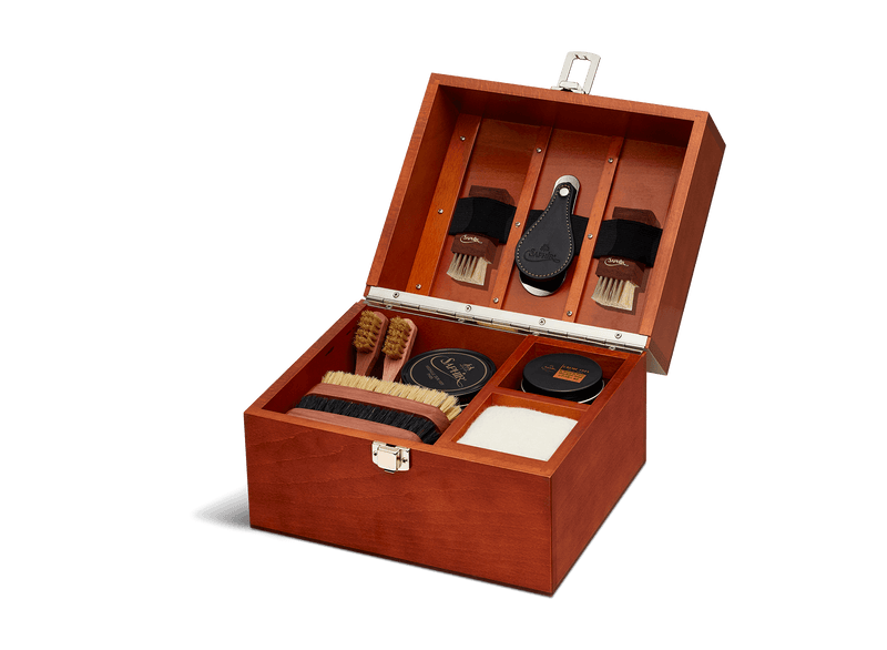 Beech Wood Box - Rosewood Finish - Saphir Médaille d'Or #colour_rosewood-finish