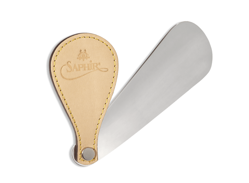 Travel Shoe Horn - Vegetal - Saphir Médaille d'Or #colour_vegetal-leather